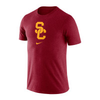 USC Trojans Men's Nike Cardinal SC Interlock Essential Logo T-Shirt